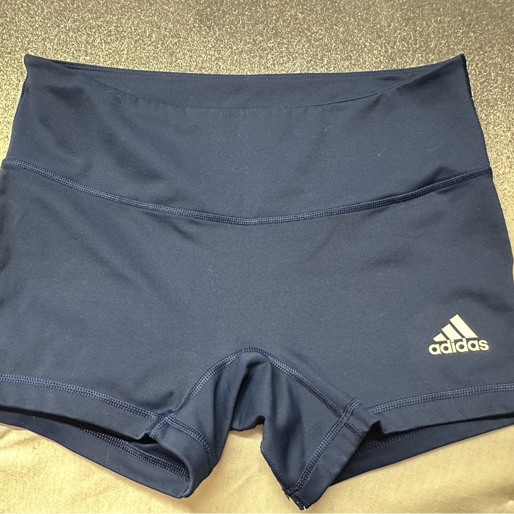Adidas Women's Dark Blue Athletic Shorts